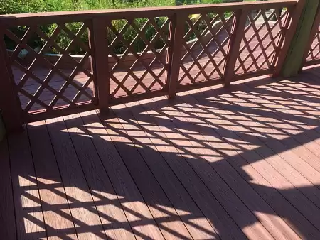 F-профиль закрывающий GRINDERDECO, 3000 мм, алюминий, красный