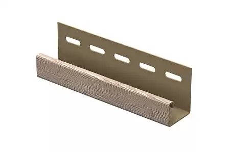 J-планка Timberblock Ю-Пласт, дуб натуральный, 3050 мм