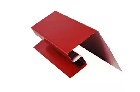 Околооконная планка объемная, 70x300x2000 мм, RAL 3005 красный