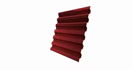 Профнастил С21R Гранд Лайн / Grand Line 0,45 PE Zn 100-180, цвет RAL 3011 (красно-коричневый)