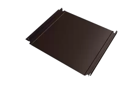 Кликфальц Double Pro Grand Line 0,45 PE с пленкой на замках RAL 8017 шоколад