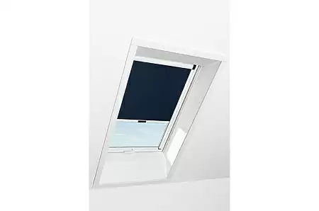 Штора рулонная затемняющая Roto ZRV M, 94x98, темная синяя