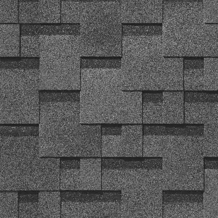 Гибкая черепица Деке / Docke PIE COMFORT, коллекция Афины, цвет Титан, упаковка 4,1 м2