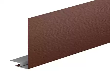 Профиль для оконных и дверных проёмов 50/300 Aquasystem, PE 0.45 (Zn140), 2.0 м, RAL 8017 коричневый