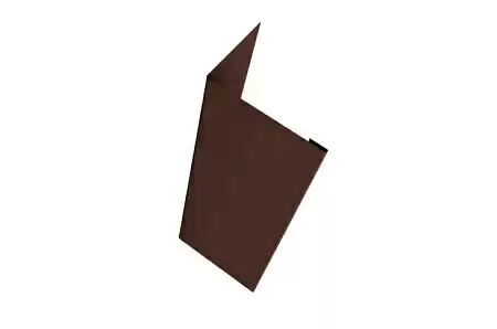 Нащельник 25х35 жалюзи (для калиток и ворот) Grand Line Milan,Tokyo, 0,5 GreenCoat Pural Matt, 1.68 м, RR 887 шоколадно-коричневый (RAL 8017 шоколад)