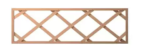 Шпалера из ДПК в раме Модель 1 GRINDERDECO, 460х1500 мм, песчаник