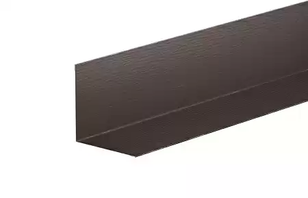 Планка угловая внутренняя 100х100 Aquasystem, Pural Matt 0.5, 2.0 м, RR 32 темно-коричневый
