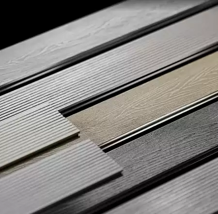 Террасная доска Decking Urban, 3000x150x24 мм, графит (Жженый кедр)