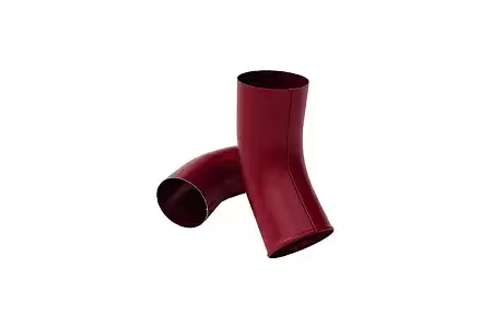 Сливное колено D90 Ranilla, PE, RAL 3005 красный