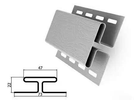 Профиль Н соединительный Grand Line Classic Color Plus, карамельный, 3000 мм