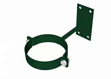Охват на площадке D120 мм, Zn + порошк.покраска, цвет RAL 6005 (зеленый мох)