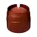 Колпак кровельный Krovent HupCap 110 New, кирпичный