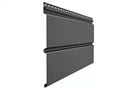 Сайдинг Docke Premium D6S брус, 3.60*0.30 м, графит