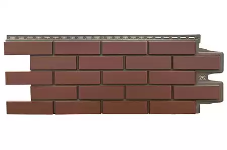 Фасадная панель Grand Line Design Plus, Клинкерный кирпич 1105х417мм, корица. с темно-бежевым швом