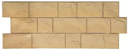 Фасадные панели Docke PREMIUM Fels, 1052х425 мм, слоновая кость