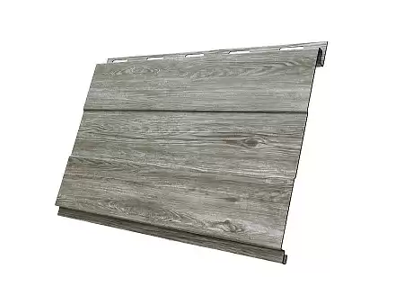 Металлический сайдинг Гранд Лайн / Grand Line профиль Вертикаль, Print elite 0.45, цвет Nordic Wood (Северное дерево)