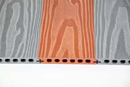 Бесшовная террасная доска из МПК, 140х25х3000, кофе