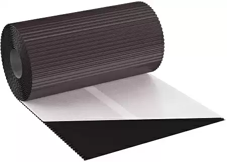 Гофрированная лента примыкания Eurovent Flex Standard ALU, 5 м, RAL 8019 коричневый
