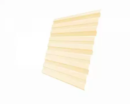 Профнастил С10R Гранд Лайн / Grand Line 0,5 Satin Zn 140, цвет RAL 1015 (св. слоновая кость)