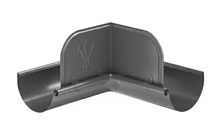 Ограничитель перелива угловой D150 Aquasystem Pural, 0,2 м, RR 32 темно-коричневый