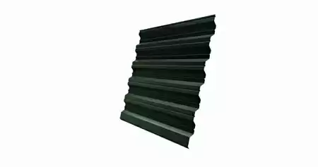 Профнастил HС35R Гранд Лайн / Grand Line 0,5 GreenCoat Pural Zn 275, цвет RR 11 темно-зеленый (RAL 6020)