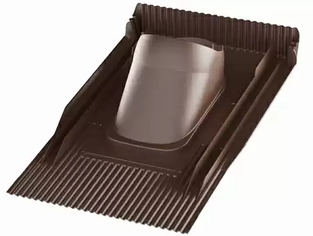 Проходной элемент UNITILE 2К Comfort Vilpe (Вилпе) для цементно-песчаной и керамической черепицы, коричневый