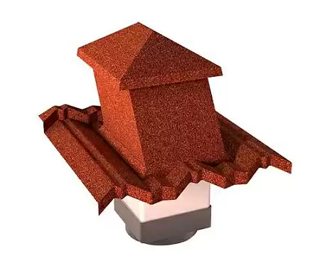 Вентиляционный выход Gerard G 15-45 (пластик), 150х150 мм, redwood (161)
