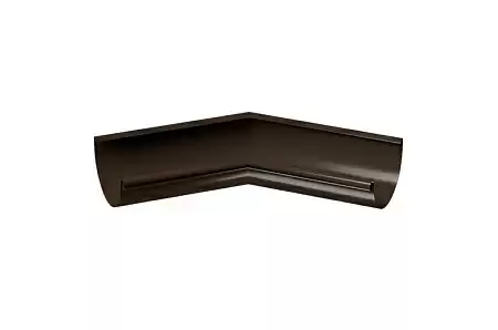 Угол внутренний 135° Docke STAL PREMIUM D125, RAL 8017 каштан