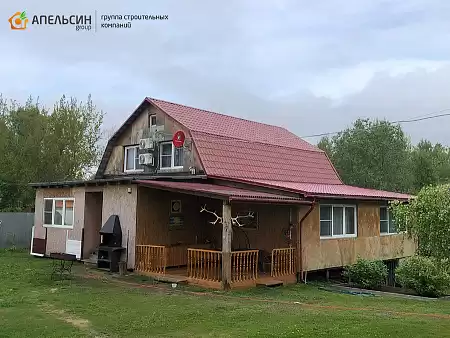 Монтаж фасада панелями Docke и сайдингом Decover в СНТ Флора