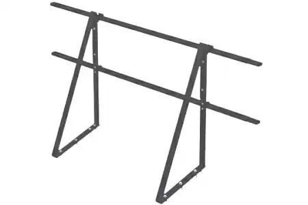 Ограждение кровли Optima Grand Line (Гранд Лайн) 0,65х2м, цвет RAL 9006 (серый)