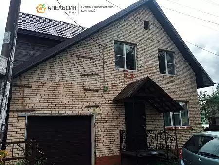 Монтаж фасада панелями Docke в пос. Ленинское