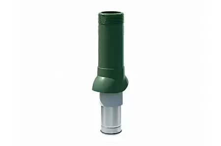 Вентиляционный выход изолированный D125/160 Технониколь, H=700, зеленый