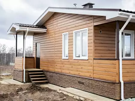 Металлический сайдинг Гранд Лайн / Grand Line профиль ЭкоБрус, PE 0.45, цвет Ral 9003 (сигнально-белый)