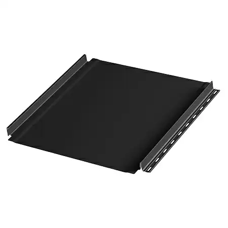 Профиль Aquasystem AQUACLICK Эталон, 0.5 Rooftop Кашемир PU, Zn275, RAL 9005 черный