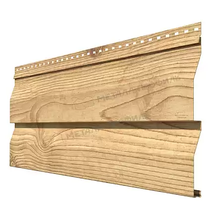 Металлический сайдинг Металл Профиль Корабельная доска, 0.5 ECOSTEEL, сосна
