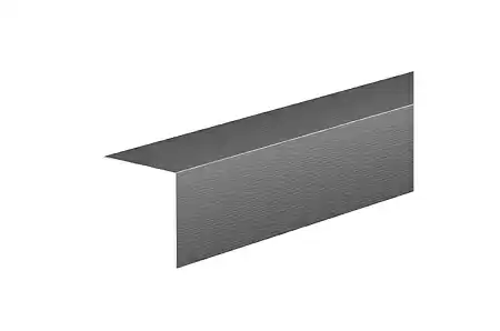 Планка угловая внешняя 100х100 Aquasystem, PE 0.45 (Zn140), 2.0 м, RR 23 маренго