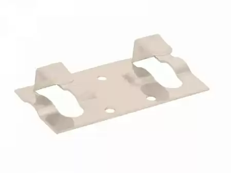 Кляймер стартовый для монтажа наличника GRINDERDECO, 32x13x75 мм, белый, упаковка 8 шт.