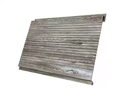 Металлический сайдинг Гранд Лайн / Grand Line профиль Вертикаль, Print elite 0.45, цвет Nordic Wood (Северное дерево)