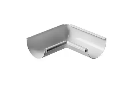Угол внутренний 90° Docke STAL PREMIUM  D125, RAL 9010 пломбир