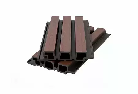 Фасадная панель брусковая двухцветная (33*165/138*3600 мм) POLIVAN  NUSADUA, цвет chocolate