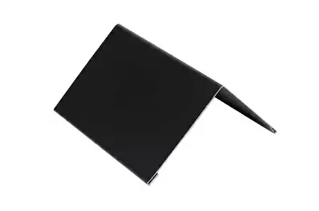Угол наружный простой, 100x100x2000 мм, RAL 9005 черный
