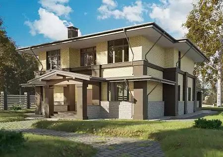 Фасадные панели Docke STANDARD Flemish, 1095х420 мм, желтый