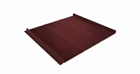 Кликфальц Line Гранд Лайн / Grand Line, Satin 0.5, цвет RAL 3009 (оксидно-красный)