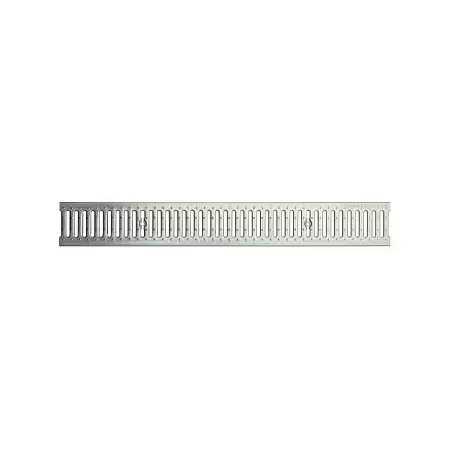 Решетка штампованная оцинкованная АКВАСТОК Norma DN100 A15 1000x134x22 31041А