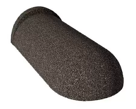 Торцевой конек Gerard 205 (пластик), 425х205х100 мм, pepper (241)