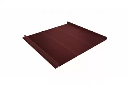Кликфальц Line Гранд Лайн / Grand Line, GreenCoat Pural Matt 0.5, цвет RR 29 красный (RAL 3009)