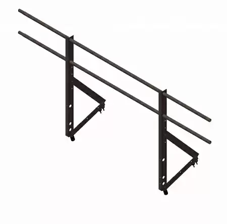 Ограждение кровли Optima Grand Line (Гранд Лайн) 0,9х2м, цвет RAL 8017 (коричневый)