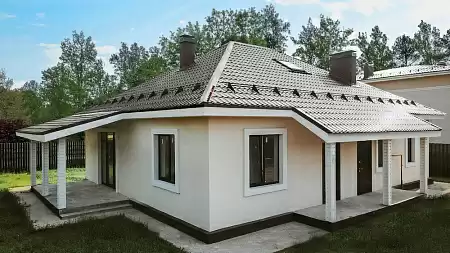 Металлочерепица Гранд Лайн / Grand Line, коллекция Classic, 0,5 Satin Zn 140, цвет RAL 8017 (шоколад)