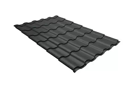 Волновой профиль Grand Line Kredo, 0,45 PE, Zn 100, RAL 7005 серая мышь