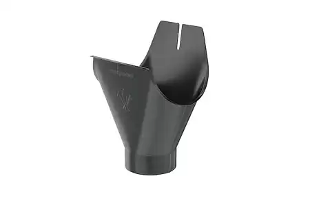 Воронка желоба D125 Aquasystem PU, RAL 7024 графит